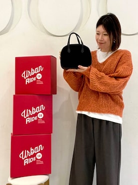 「ur_welcomeありがとうに会いに行く。」｜hanaさん（レディース・163cm）の冬コーディネート