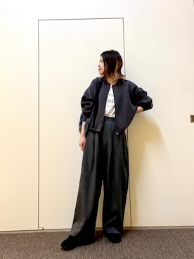 「アイテム（その他雑貨）」を使った、hanaさん（レディース・163cm）の秋コーディネート
