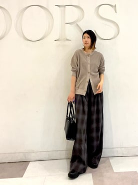 「URBAN RESEARCH DOORS(アーバンリサーチドアーズ)のアイテム(ハンドバッグ)」を使った、hanaさん(レディース・163cm)の秋コーディネート
