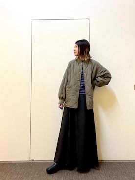 「ORCIVAL（オーシバル）のアイテム（Tシャツ/カットソー）」を使った、hanaさん（レディース・163cm）の秋コーディネート
