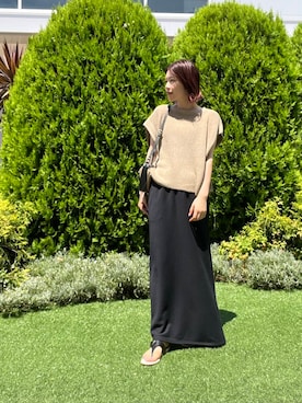 「MARCO BIANCHINI（マルコビアンチーニ）のアイテム」を使った、hanaさん（レディース・163cm）の夏コーディネート