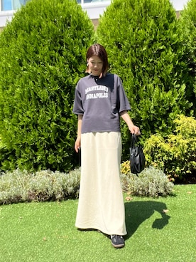 「RODE SKO（ロデスコ）のアイテム」を使った、hanaさん（レディース・163cm）の夏コーディネート