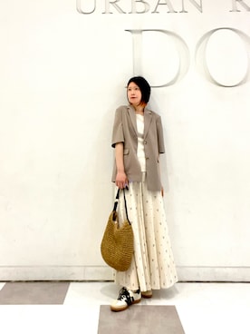 「RODE SKO（ロデスコ）のアイテム（バッグ）」を使った、hanaさん（レディース・163cm）の春コーディネート