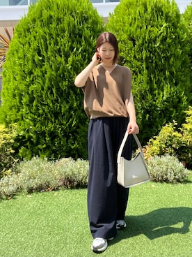 「ハンドルバッグ」｜hanaさん（レディース・163cm）の夏コーディネート