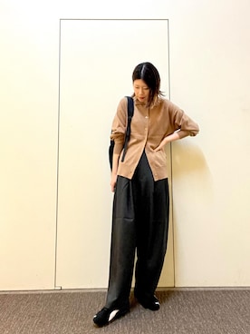 「アイテム（その他雑貨）」を使った、hanaさん（レディース・163cm）の秋コーディネート