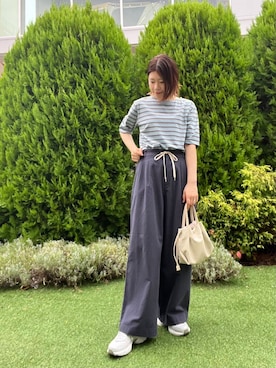 「骨格ナチュラル」｜hanaさん（レディース・163cm）の夏コーディネート