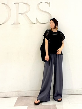 「EKAL（エカル）のアイテム」を使った、hanaさん（レディース・163cm）の夏コーディネート