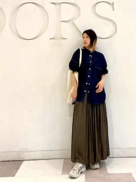 「URBAN RESEARCH DOORS(アーバンリサーチドアーズ)のアイテム(スカート)」を使った、hanaさん(レディース・163cm)の秋コーディネート