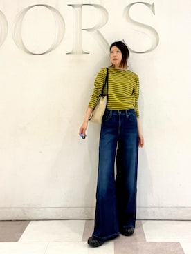 「URBAN RESEARCH DOORS（アーバンリサーチドアーズ）のアイテム（トートバッグ）」を使った、hanaさん（レディース・163cm）の秋コーディネート