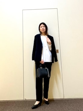 hanaさん（レディース・163cm）の冬コーディネート