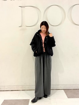 「FORK&SPOON」｜「アイテム（ブーツ）」を使った、hanaさん（レディース・163cm）の冬コーディネート