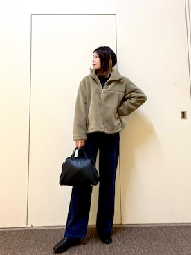 「FORK&SPOON」｜「アイテム（ブーツ）」を使った、hanaさん（レディース・163cm）の秋コーディネート