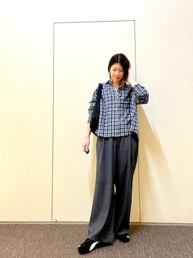hanaさん（骨格ナチュラル・レディース・163cm）の秋コーディネート