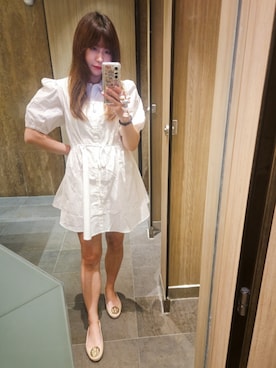 「ZARA WOMAN（ザラウーマン）のアイテム」を使った、T i n a.さん（レディース・165cm）の春コーディネート