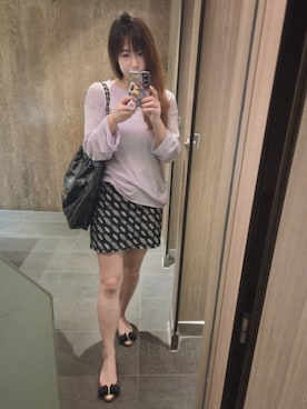 「melissa（メリッサ）のアイテム」を使った、T i n a.さん（レディース・165cm）の秋コーディネート