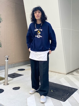 「CPCM（シーピーシーエム）のアイテム（アクセサリー）」を使った、TOMOKI OOHASHIさん（メンズ・180cm）の冬コーディネート
