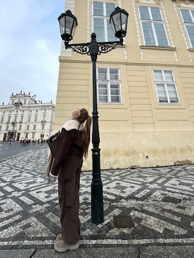 「QUEEN SHOP（クイーンショップ）のアイテム」を使った、綺綺さん（レディース・169cm）の春コーディネート