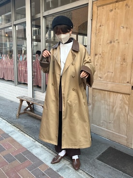 「Ambre Neige（アンブルネージュ）のアイテム（ジャケット/アウター）」を使った、きらりさん（レディース・163cm）の冬コーディネート