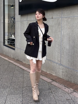 きらりさん（レディース・163cm）の冬コーディネート