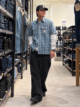 「Levi's（リーバイス）のアイテム（トップス）」を使った、Right-on  よしきさん（メンズ・175cm）の春コーディネート