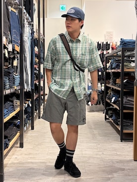 「BACK NUMBER（バックナンバー）のアイテム（トップス）」を使った、Right-on  よしきさん（メンズ・175cm）の夏コーディネート