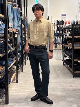 「EDWIN（エドウィン）のアイテム」を使った、Right-on  よしきさん（メンズ・175cm）の夏コーディネート
