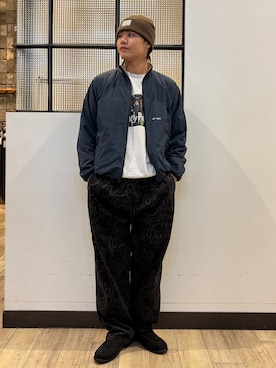 「CAMP7（キャンプセブン）のアイテム」を使った、Right-on  よしきさん（メンズ・175cm）の秋コーディネート