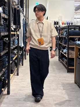 「BACK NUMBER（バックナンバー）のアイテム（パンツ）」を使った、Right-on  よしきさん（メンズ・175cm）の春コーディネート
