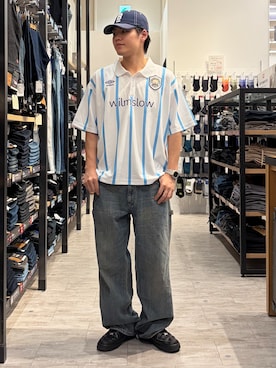 「BACK NUMBER（バックナンバー）のアイテム（帽子）」を使った、Right-on  よしきさん（メンズ・175cm）の夏コーディネート