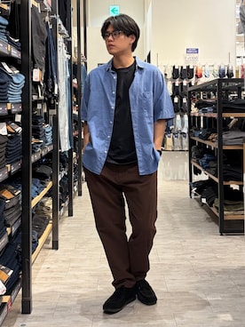 「Right-on（ライトオン）のアイテム」を使った、Right-on  よしきさん（メンズ・175cm）の夏コーディネート