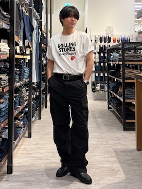 「BACK NUMBER（バックナンバー）のアイテム（パンツ）」を使った、Right-on  よしきさん（メンズ・175cm）の夏コーディネート