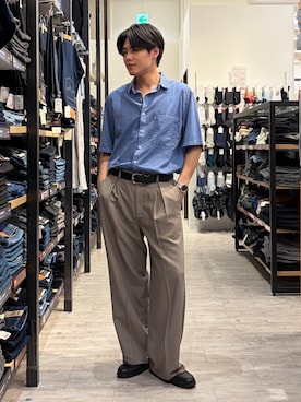 「BACK NUMBER（バックナンバー）のアイテム（パンツ）」を使った、Right-on  よしきさん（メンズ・175cm）の夏コーディネート