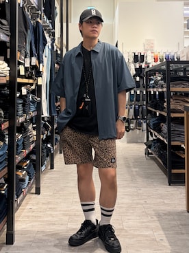「BACK NUMBER（バックナンバー）のアイテム（帽子）」を使った、Right-on  よしきさん（メンズ・175cm）の夏コーディネート