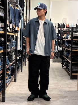 「BACK NUMBER（バックナンバー）のアイテム（帽子）」を使った、Right-on  よしきさん（メンズ・175cm）の夏コーディネート