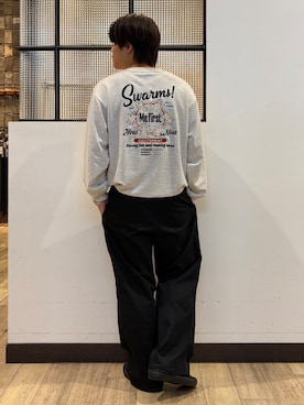 「Right-on（ライトオン）のアイテム（スウェット）」を使った、Right-on  よしきさん（メンズ・175cm）の秋コーディネート