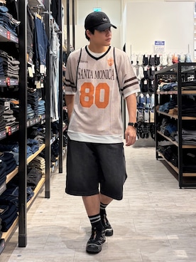 「BACK NUMBER（バックナンバー）のアイテム」を使った、Right-on  よしきさん（メンズ・175cm）の夏コーディネート