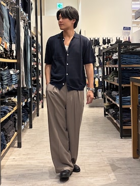 「BACK NUMBER（バックナンバー）のアイテム（パンツ）」を使った、Right-on  よしきさん（メンズ・175cm）の春コーディネート