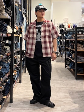 「BACK NUMBER（バックナンバー）のアイテム（帽子）」を使った、Right-on  よしきさん（メンズ・175cm）の春コーディネート