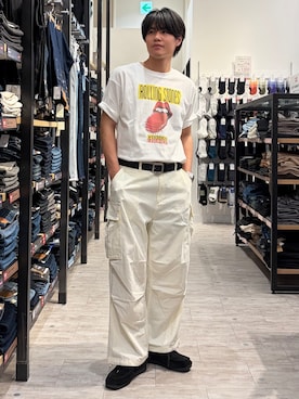 「BACK NUMBER（バックナンバー）のアイテム（パンツ）」を使った、Right-on  よしきさん（メンズ・175cm）の夏コーディネート