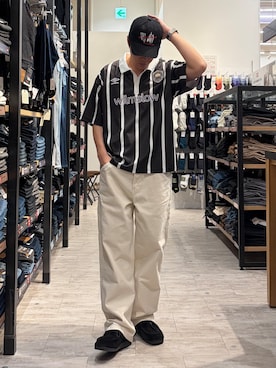 「BACK NUMBER（バックナンバー）のアイテム（帽子）」を使った、Right-on  よしきさん（メンズ・175cm）の夏コーディネート
