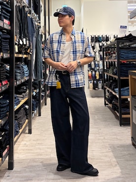 「BACK NUMBER（バックナンバー）のアイテム（帽子）」を使った、Right-on  よしきさん（メンズ・175cm）の春コーディネート