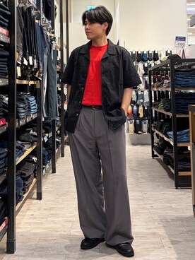 「BACK NUMBER（バックナンバー）のアイテム（パンツ）」を使った、Right-on  よしきさん（メンズ・175cm）の春コーディネート