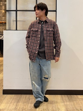「Levi's（リーバイス）のアイテム（トップス）」を使った、Right-on  よしきさん（メンズ・175cm）の秋コーディネート