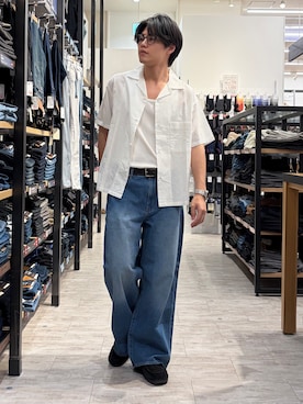「BACK NUMBER（バックナンバー）のアイテム（パンツ）」を使った、Right-on  よしきさん（メンズ・175cm）の夏コーディネート