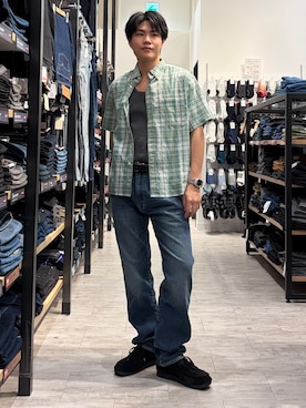 「BACK NUMBER（バックナンバー）のアイテム（トップス）」を使った、Right-on  よしきさん（メンズ・175cm）の夏コーディネート