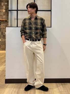 「Levi's（リーバイス）のアイテム（トップス）」を使った、Right-on  よしきさん（メンズ・175cm）の秋コーディネート