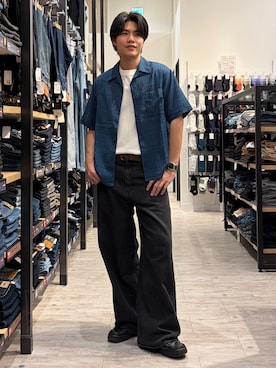 「BACK NUMBER（バックナンバー）のアイテム（パンツ）」を使った、Right-on  よしきさん（メンズ・175cm）の夏コーディネート