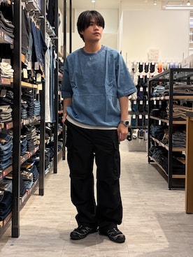 「BACK NUMBER（バックナンバー）のアイテム（パンツ）」を使った、Right-on  よしきさん（メンズ・175cm）の夏コーディネート
