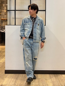 「Levi's（リーバイス）のアイテム（ブルゾン）」を使った、Right-on  よしきさん（メンズ・175cm）の秋コーディネート