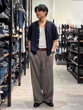 「BACK NUMBER（バックナンバー）のアイテム（パンツ）」を使った、Right-on  よしきさん（メンズ・175cm）の夏コーディネート